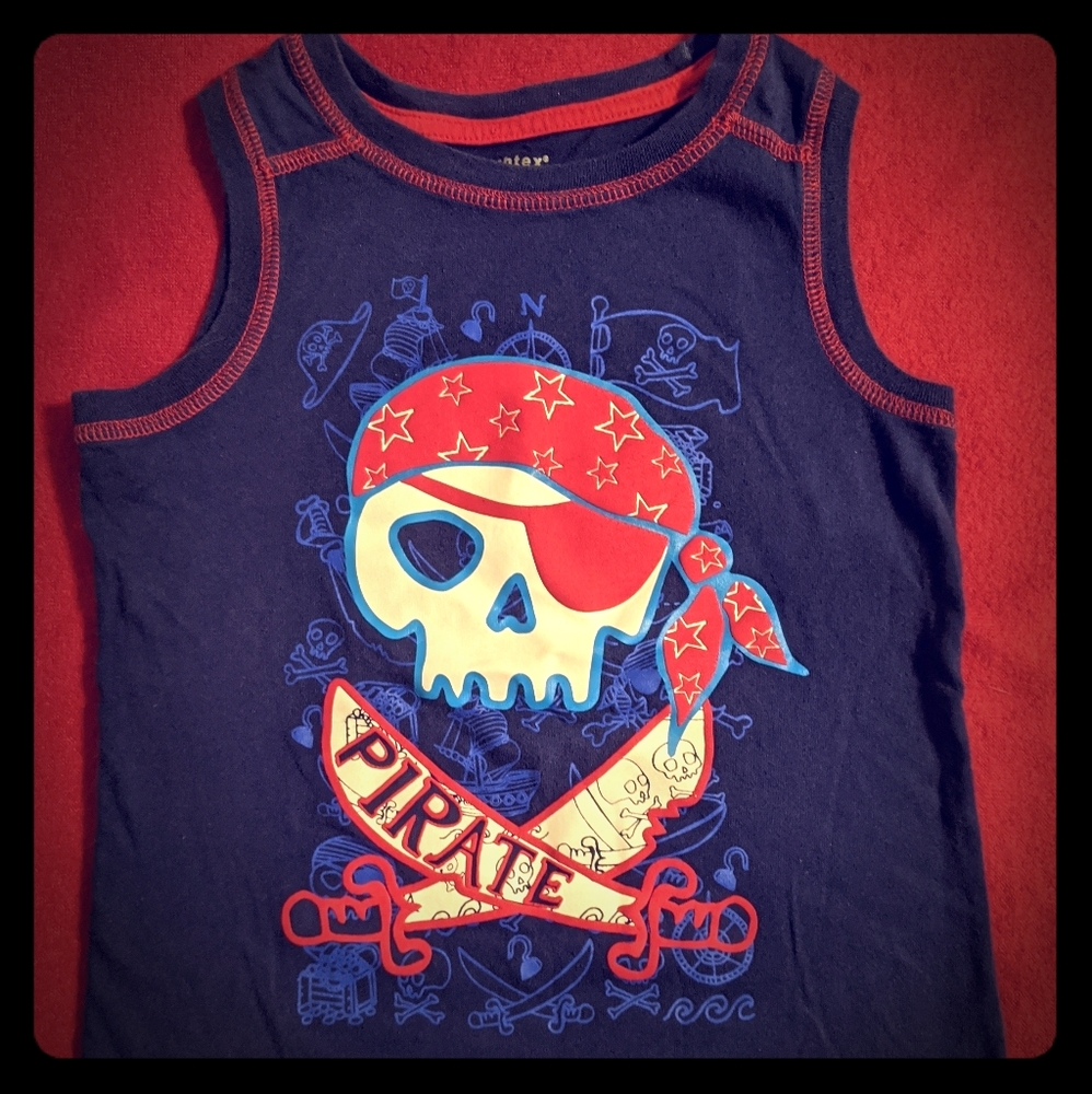 Boys Healthtex Pirate Tank Top Size 5 T